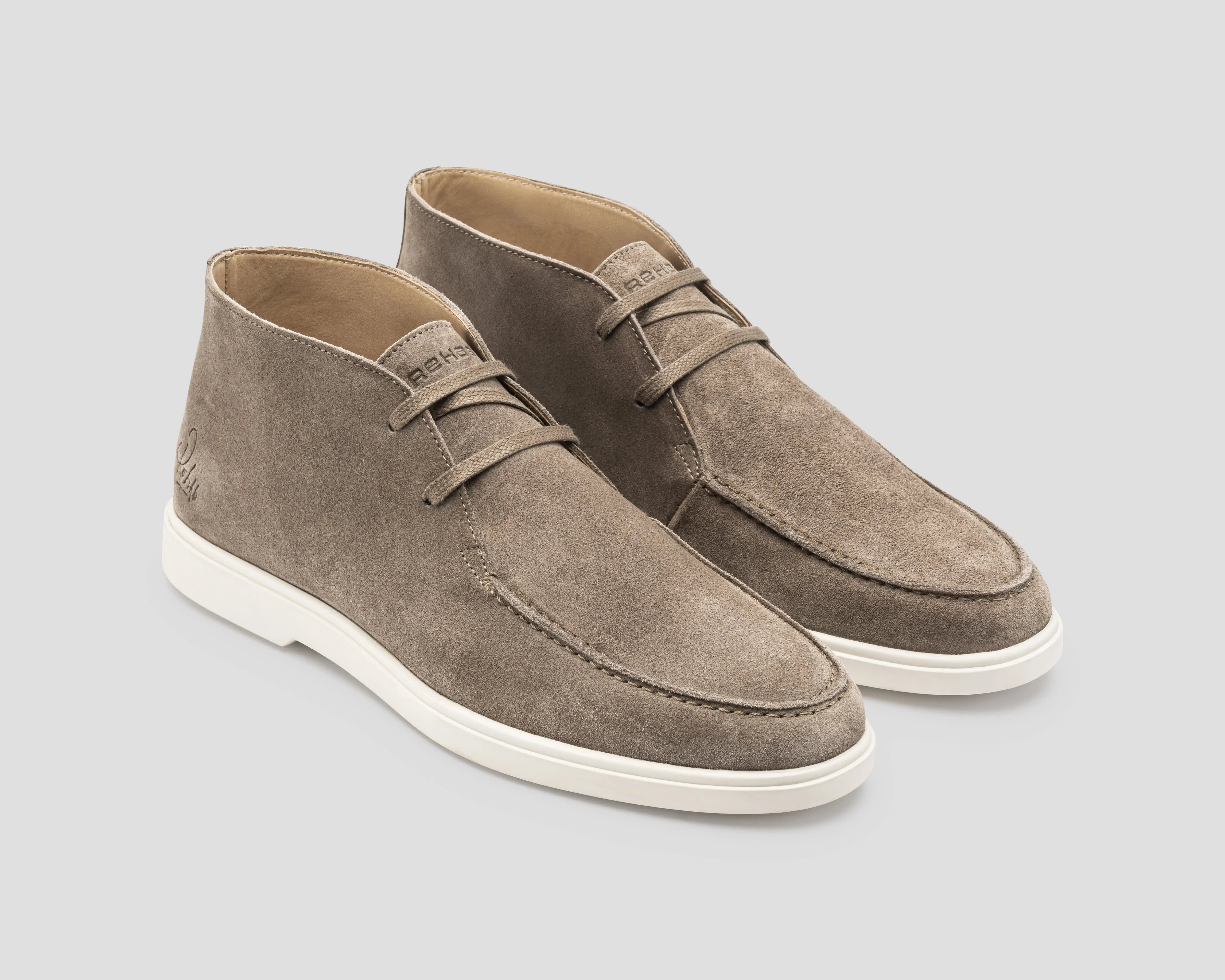 Stanley | Taupekleurige veterschoenen REHAB Footwear