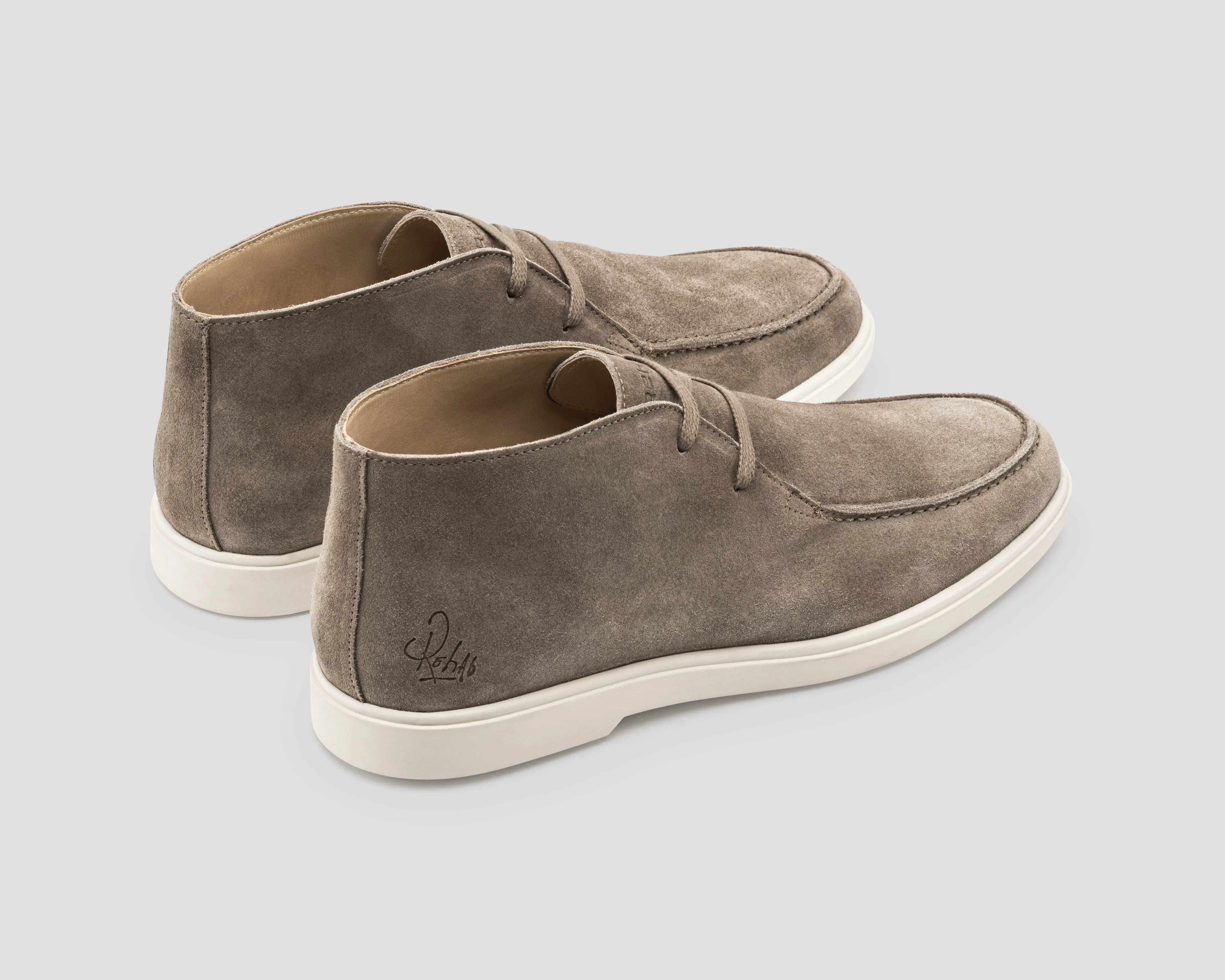 Stanley | Taupekleurige veterschoenen REHAB Footwear