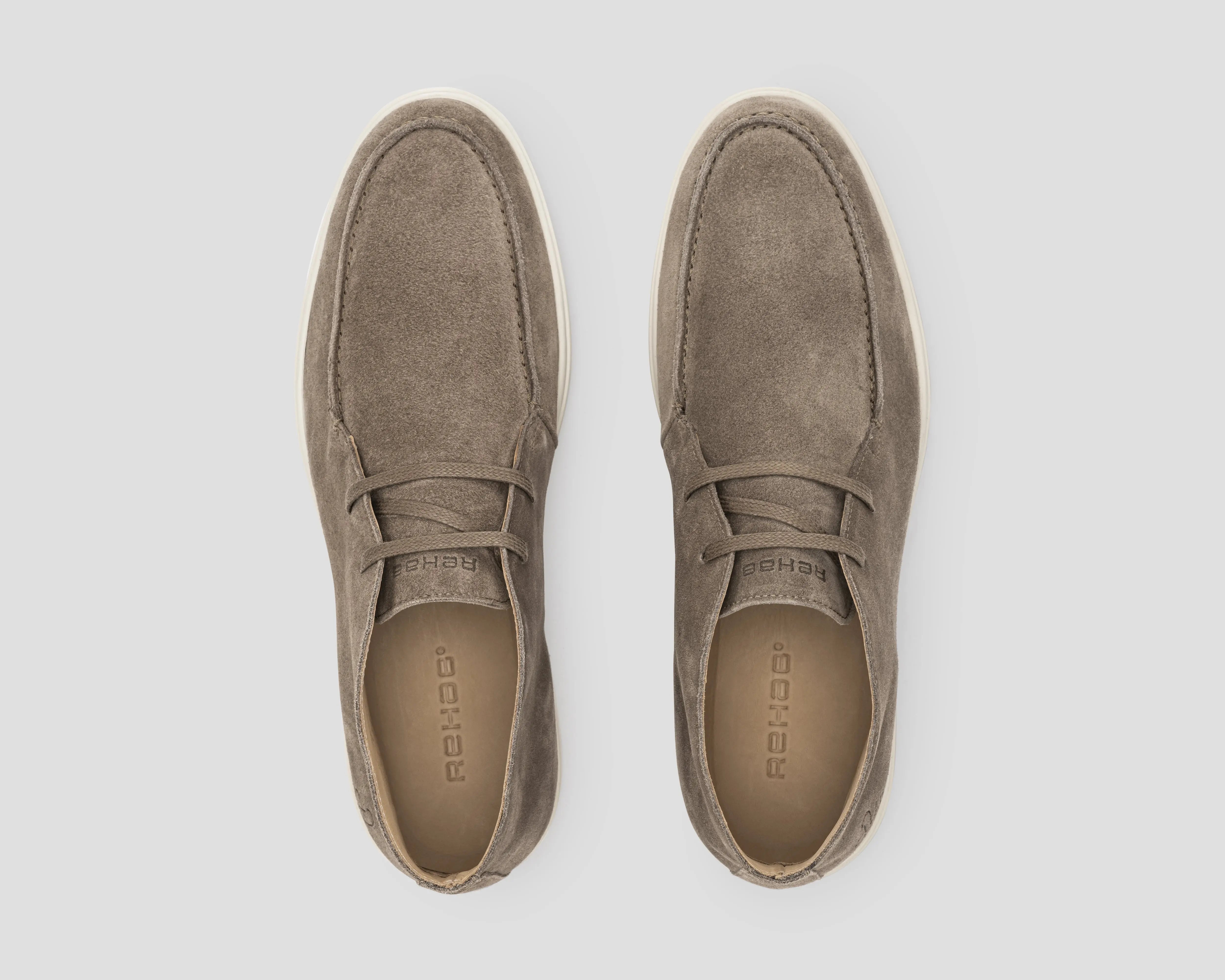 Stanley | Taupekleurige veterschoenen REHAB Footwear