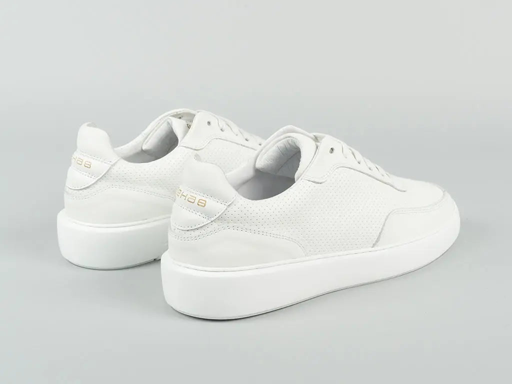 Taylor Lthr Perfo | Witte sneaker REHAB Footwear