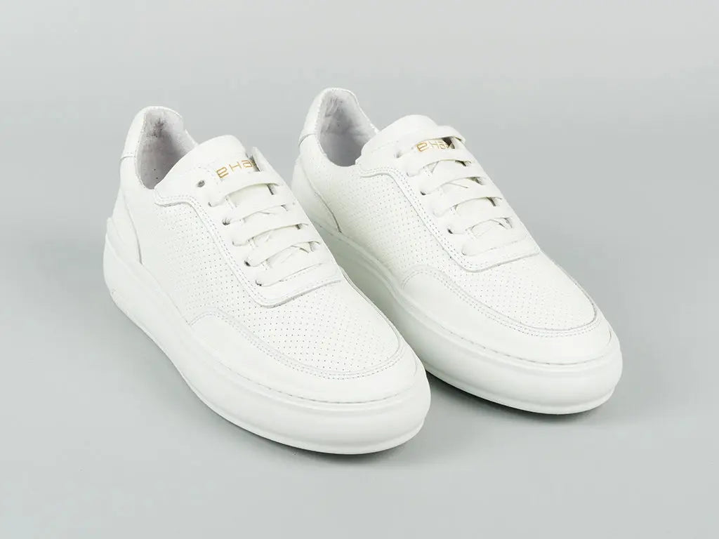 Taylor Lthr Perfo | Witte sneaker REHAB Footwear