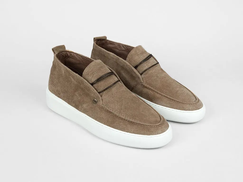 Tonio Perfo | Zandkleurige loafer REHAB Footwear