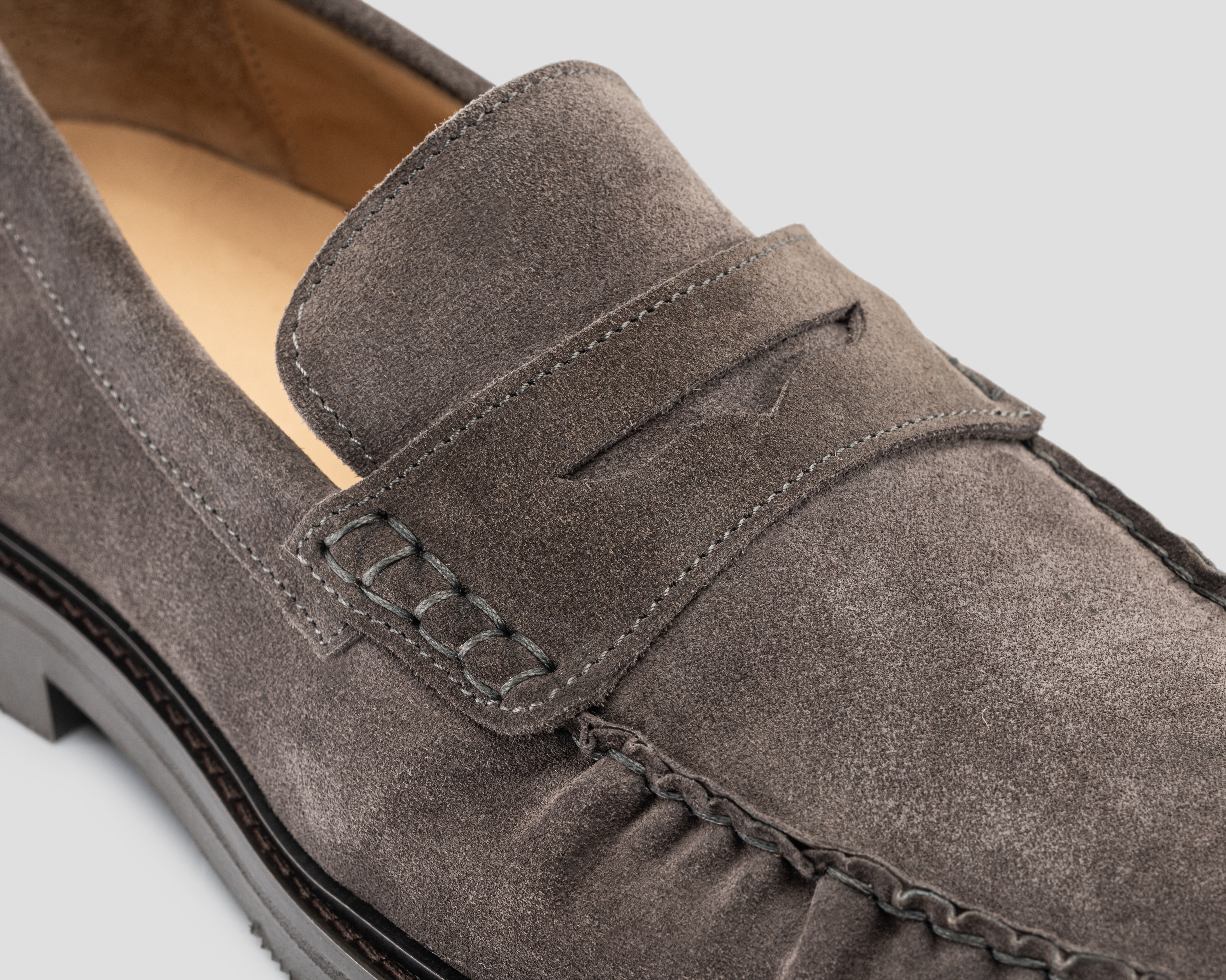 Tony | Grijsbruine loafer REHAB Footwear