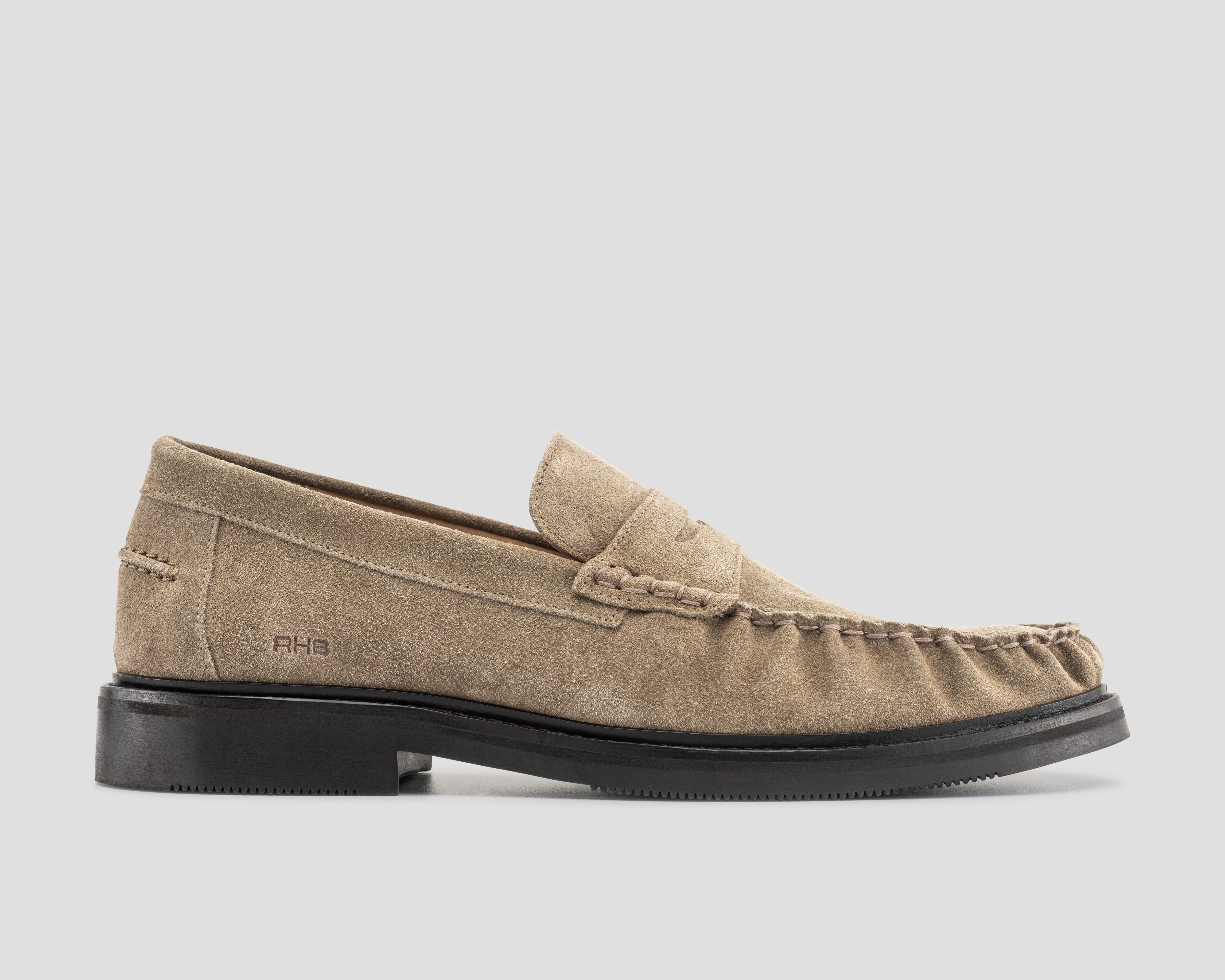 Tony | Zandkleurige loafer REHAB Footwear