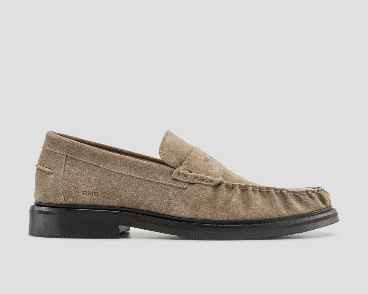 Tony | Zandkleurige loafer REHAB Footwear