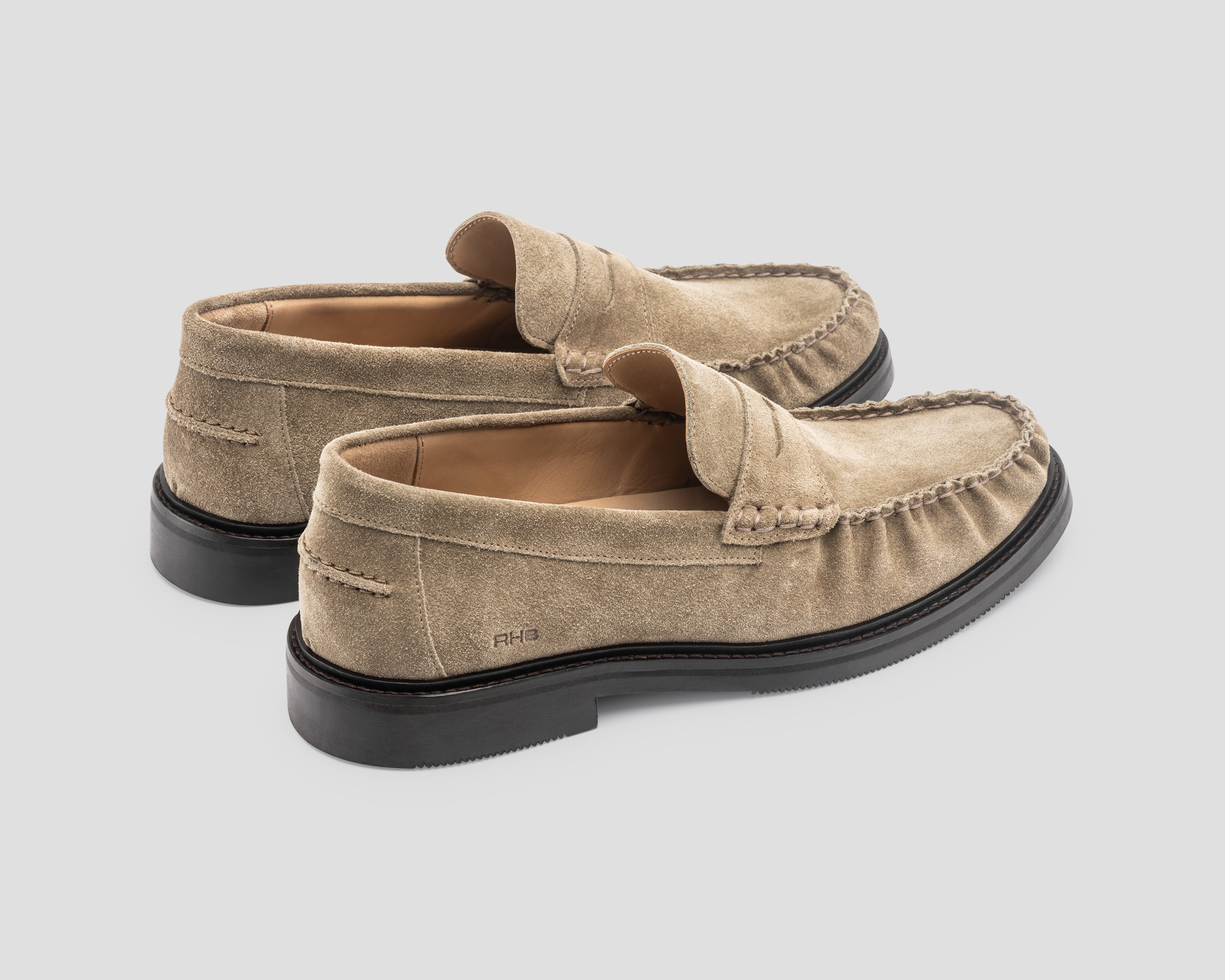 Tony | Zandkleurige loafer REHAB Footwear