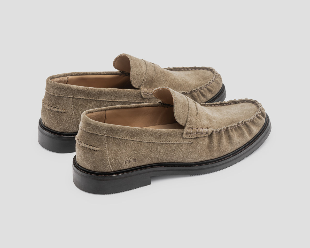 Tony | Zandkleurige loafer REHAB Footwear
