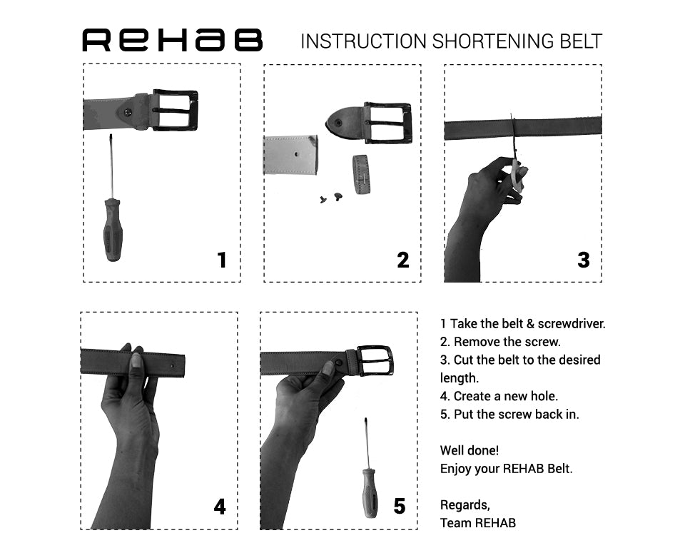 Riem Wall Sue | Donkergrijs REHAB Footwear