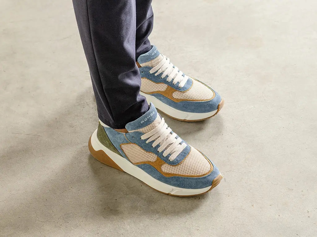 Booster Mix | Lichtblauwe sneakers REHAB Footwear