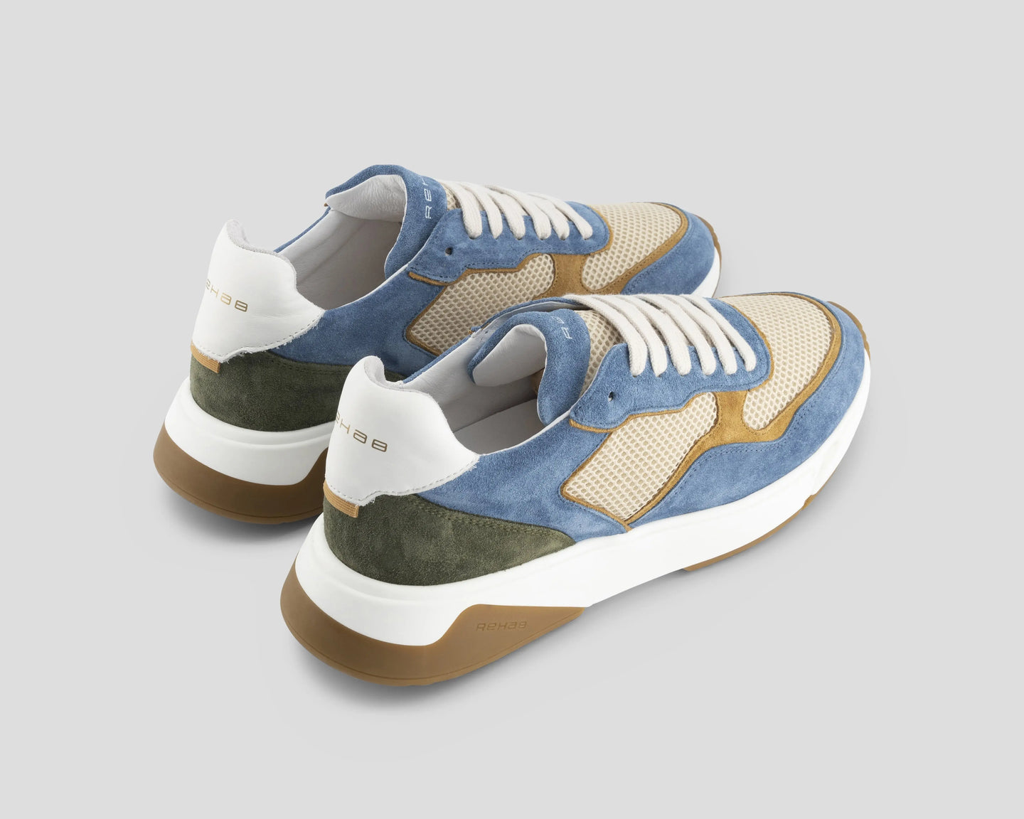Booster Mix | Lichtblauwe sneakers REHAB Footwear