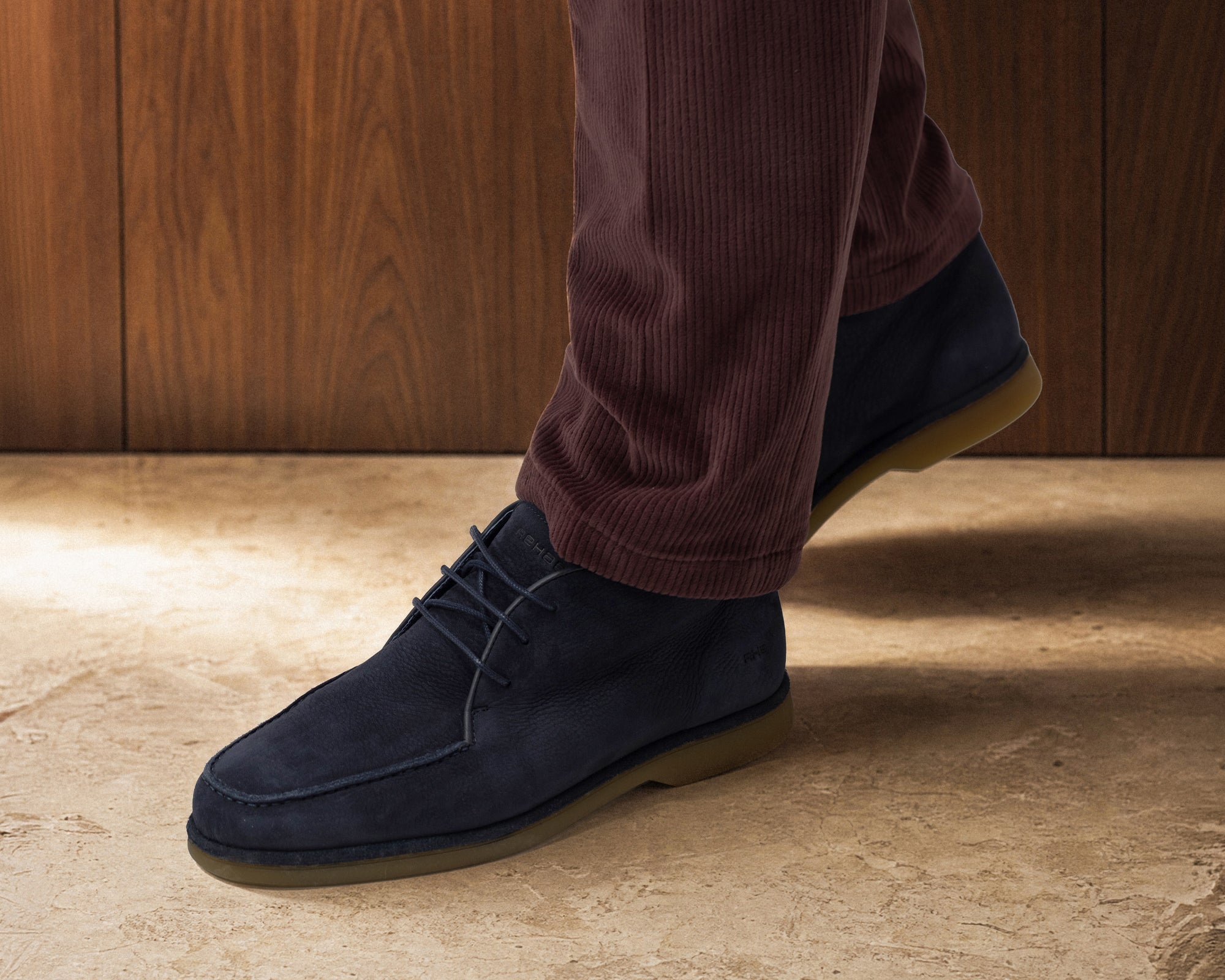 Collin Nub | Donkerblauwe boot REHAB Footwear