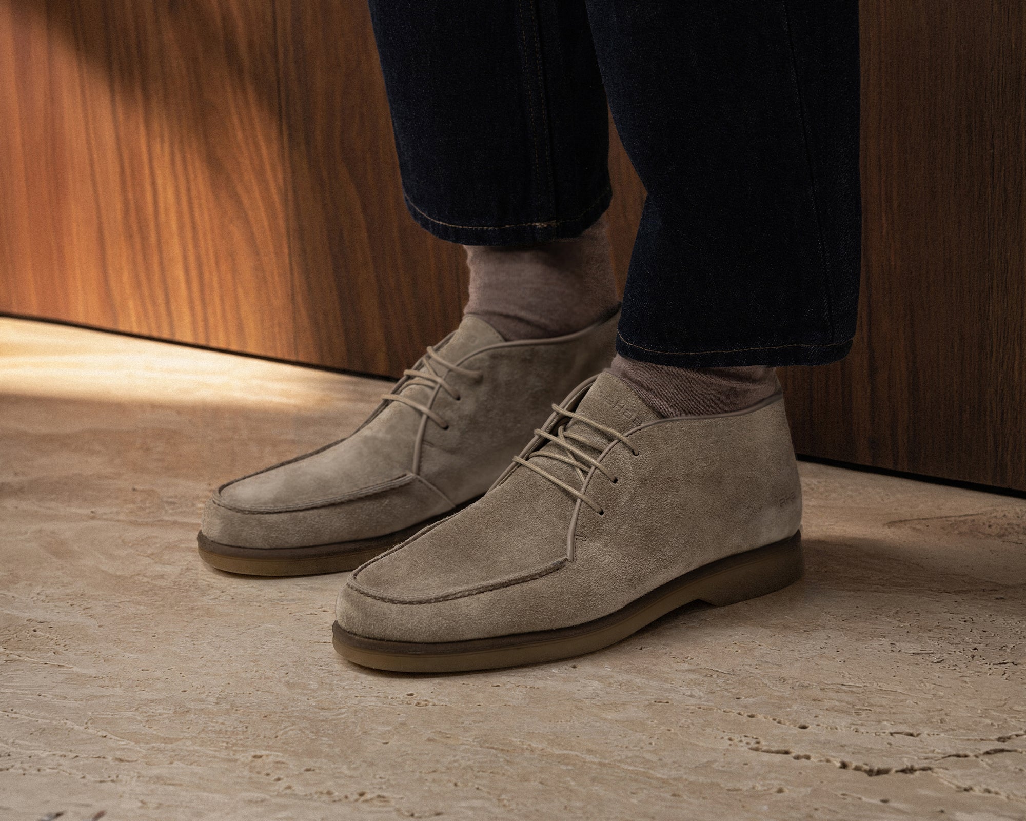 Collin Sue | Taupekleurige boot REHAB Footwear
