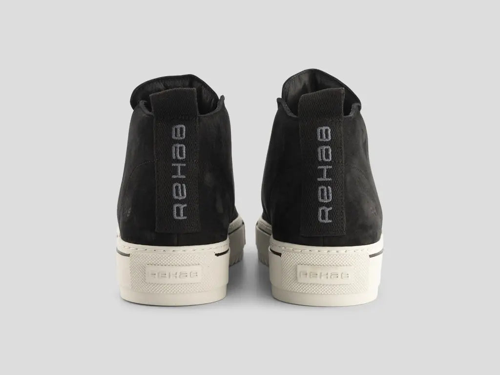 Cooper Nub | Zwarte sneakers REHAB Footwear