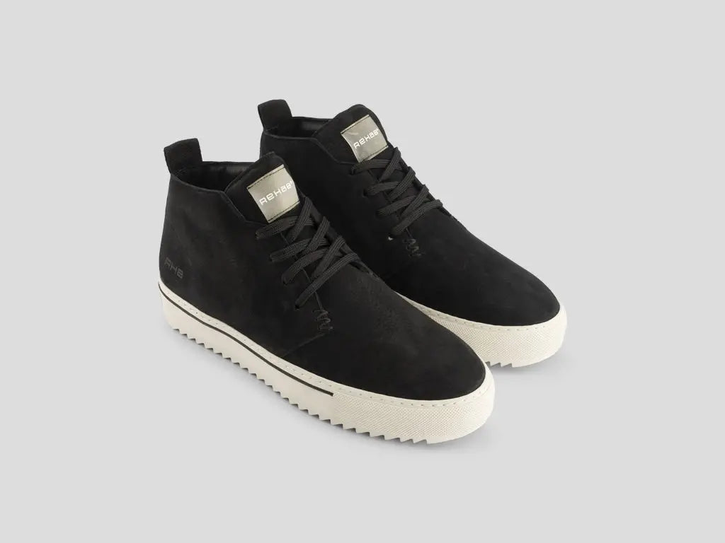 Cooper Nub | Zwarte sneakers REHAB Footwear