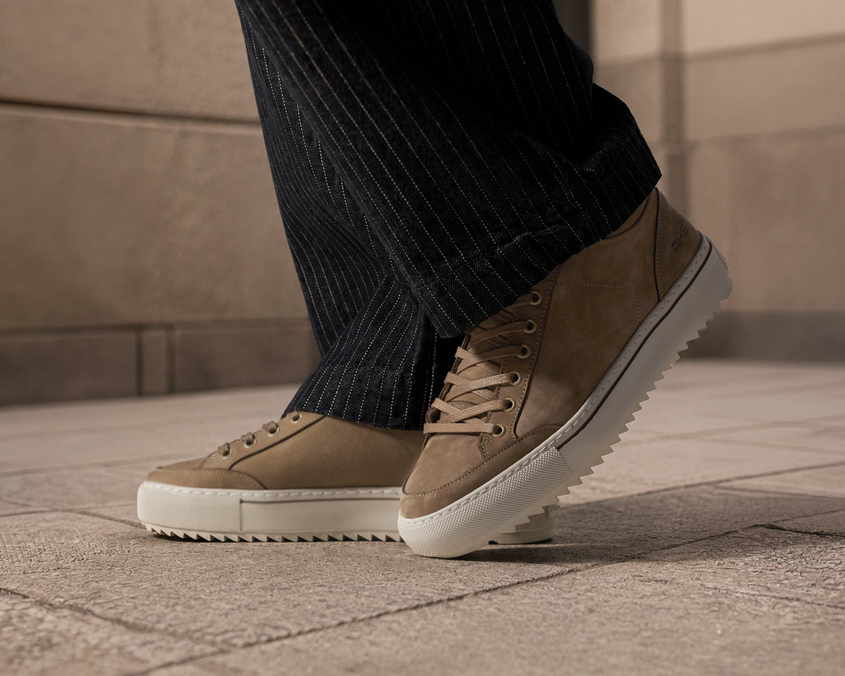 Craig Nub | Taupe sneaker REHAB Footwear