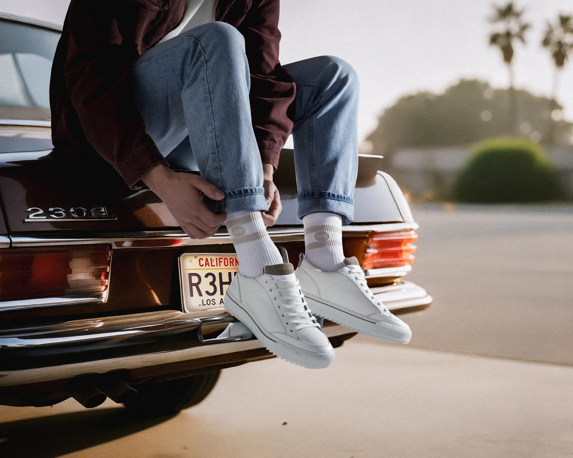 Crash | Witte sneaker REHAB Footwear