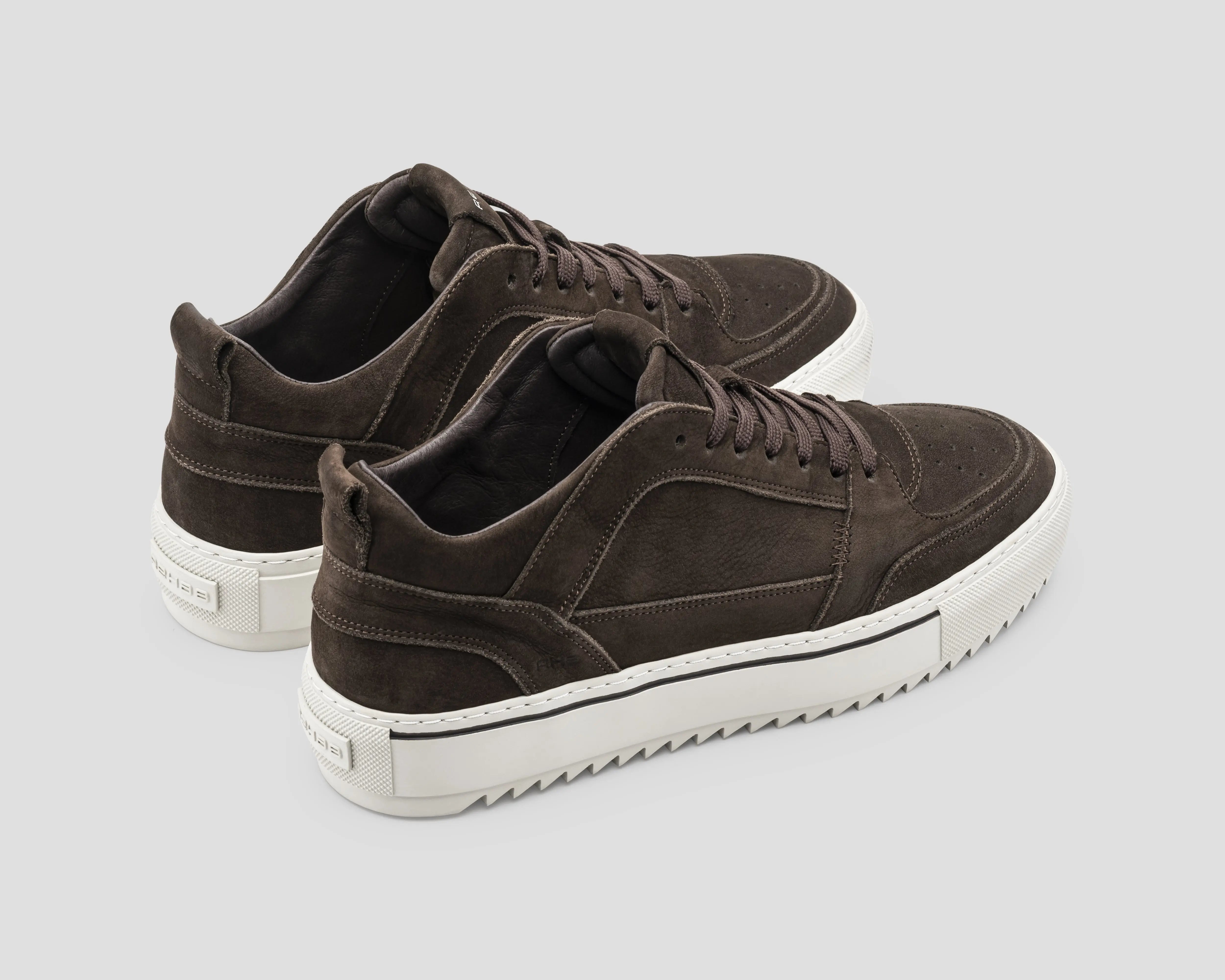 Creon Nub | Donkerbruine sneaker REHAB Footwear