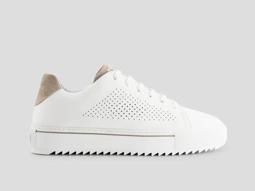 Cruz | Wit-zandkleurige sneakers REHAB Footwear