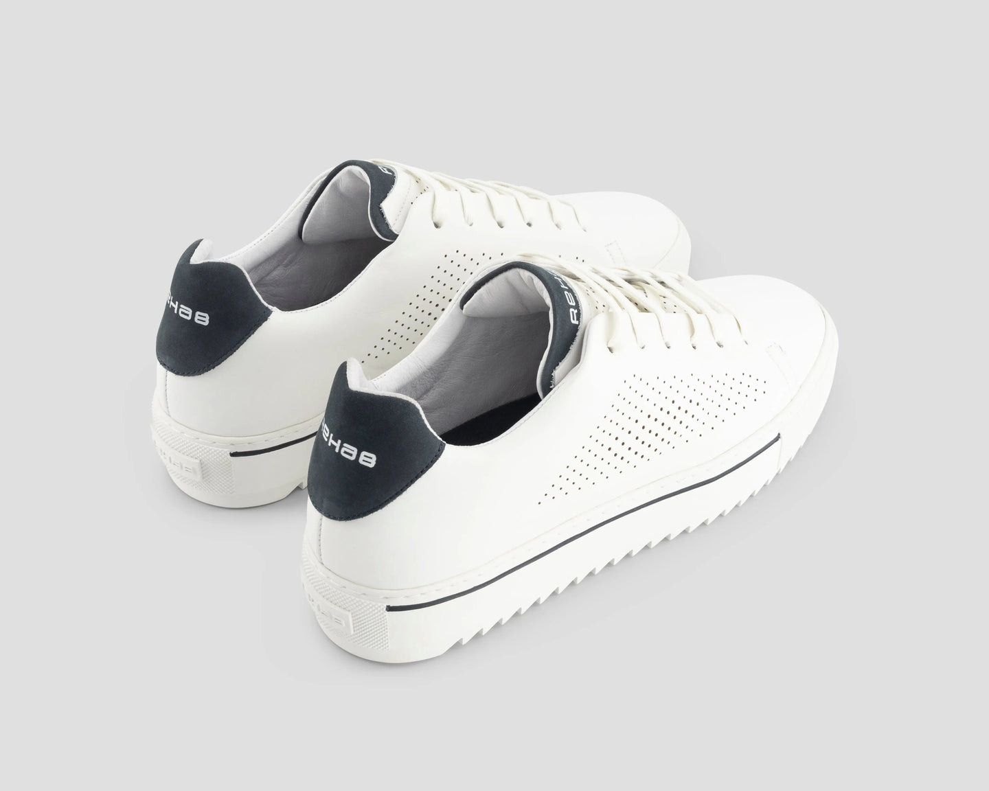Cruz | Wit-blauwe sneakers REHAB Footwear
