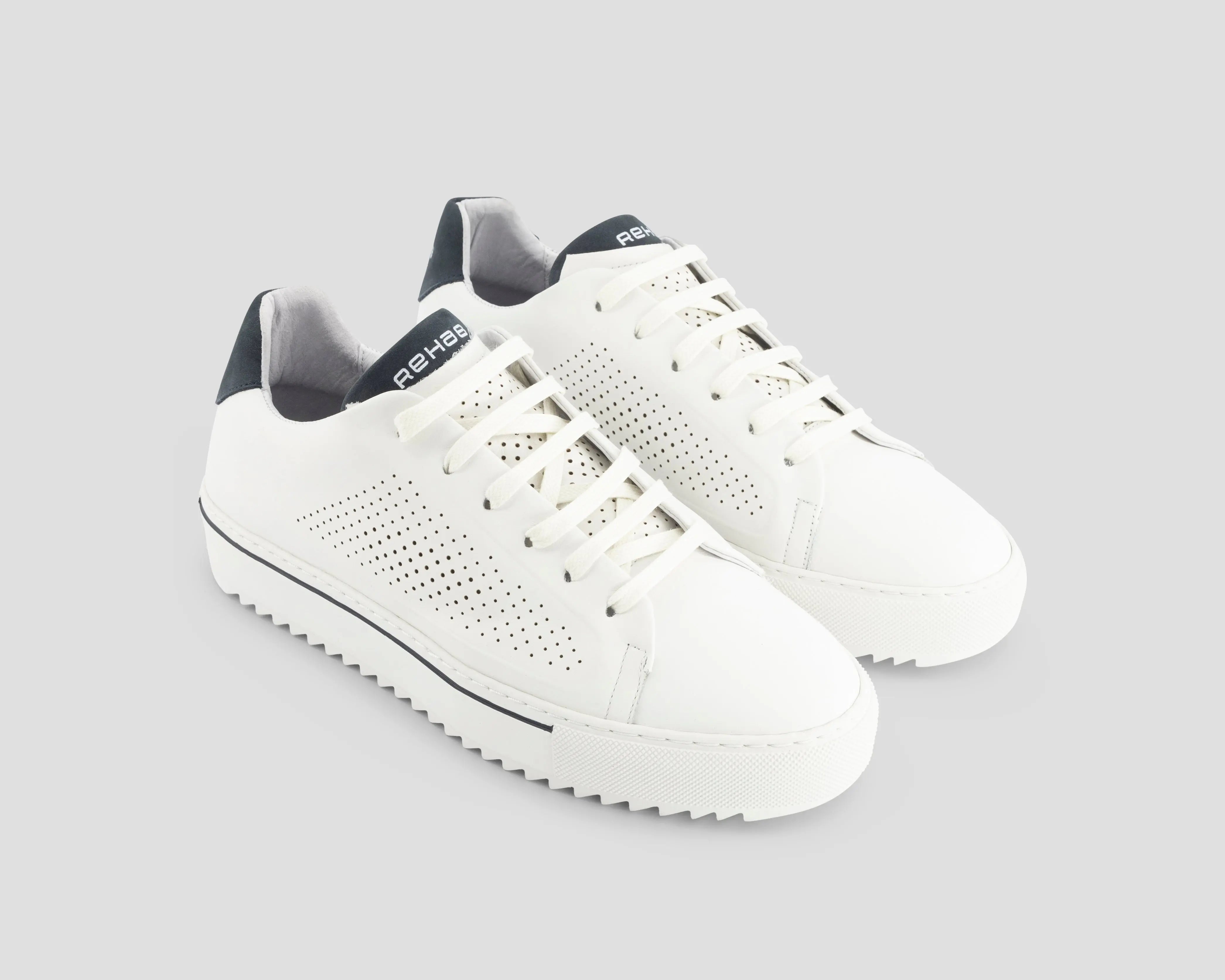 Cruz | Wit-blauwe sneakers REHAB Footwear