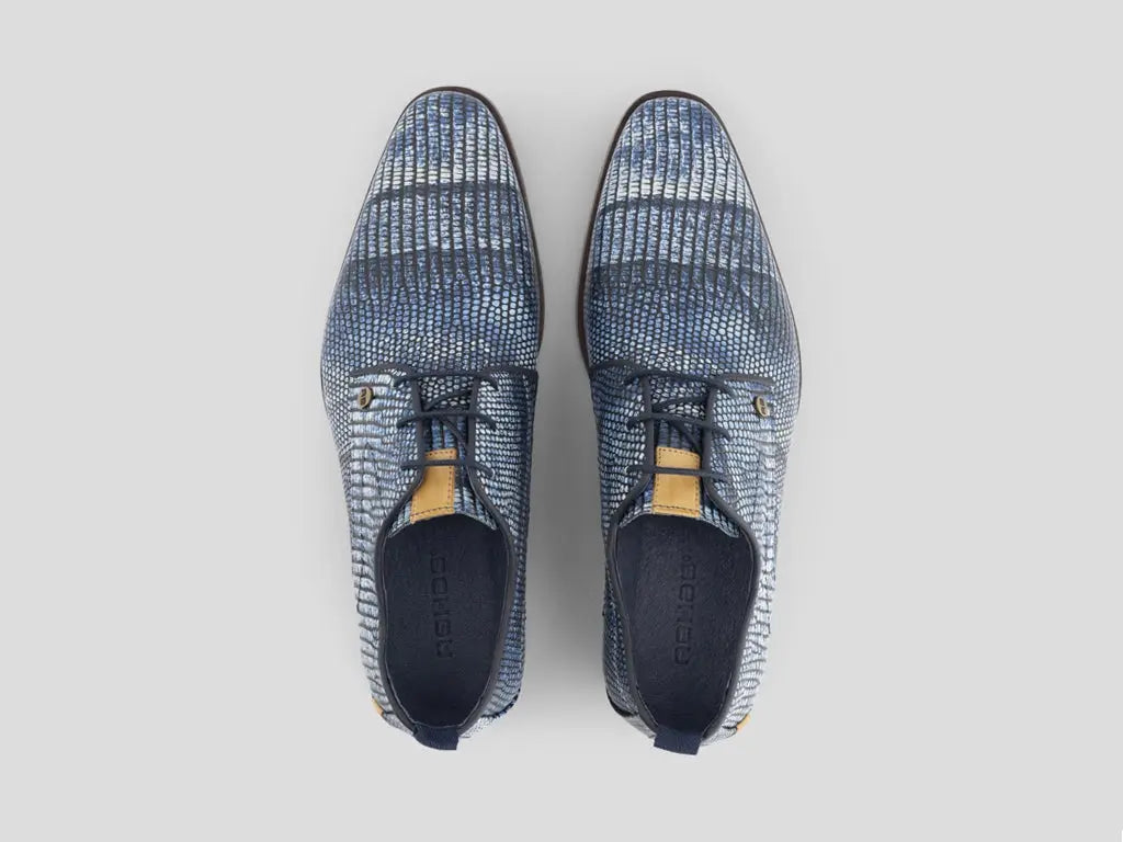 Greg Beach | Blauwe nette schoenen REHAB Footwear