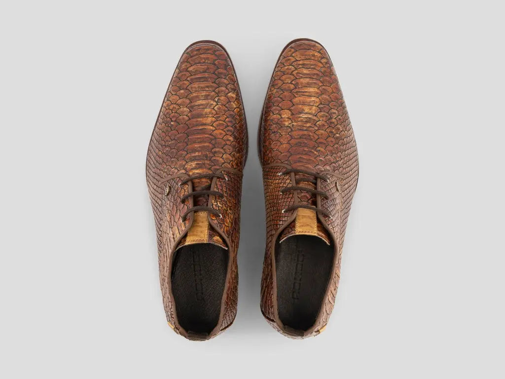 Greg World | Bruine nette schoenen REHAB Footwear