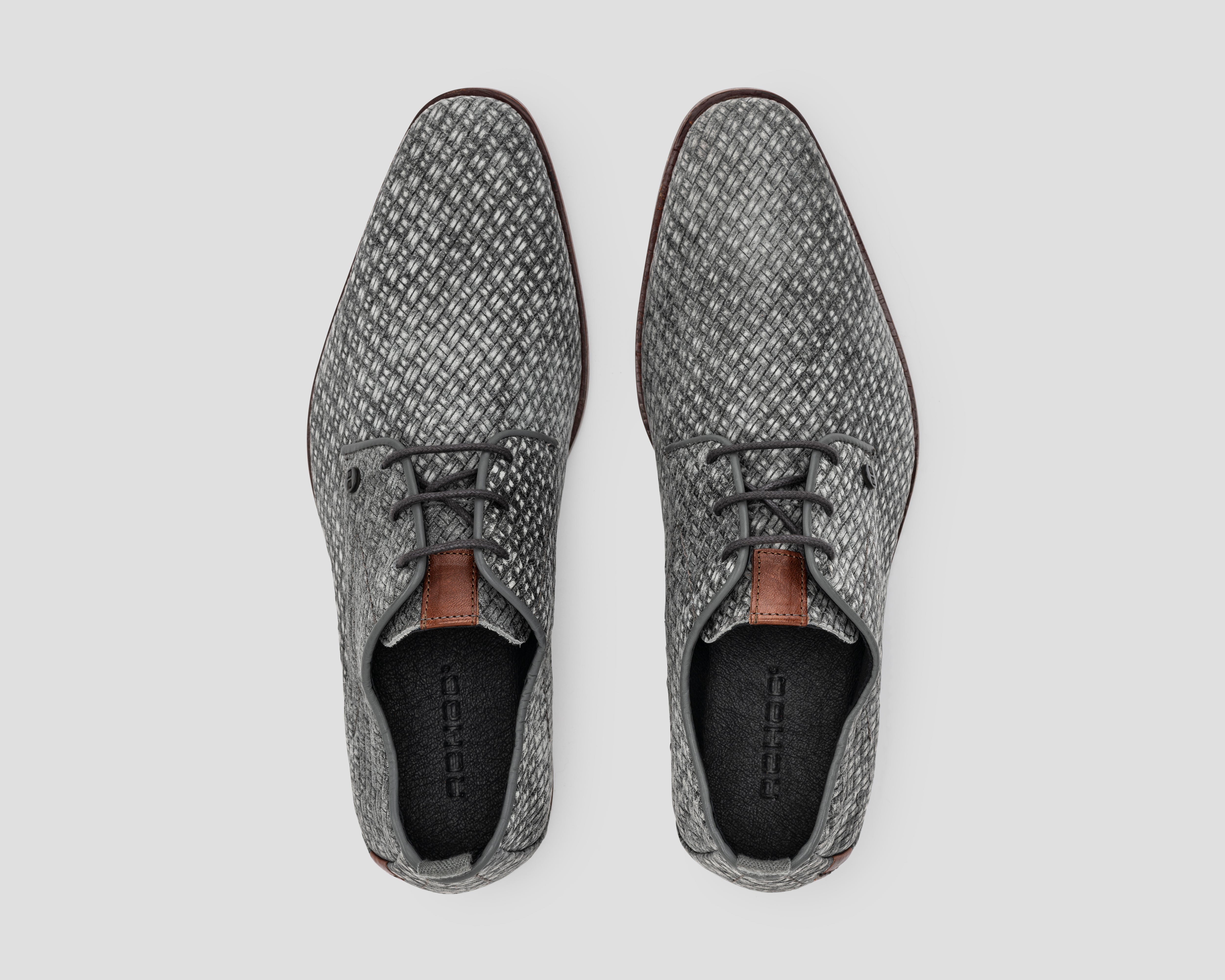 Greg Braid | Donkergrijze nette schoenen REHAB Footwear