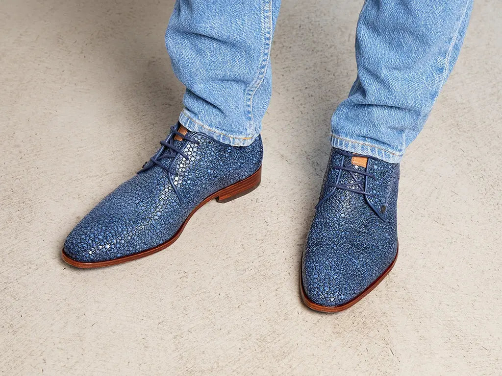 Greg Gravel | Donkerblauwe nette schoen REHAB Footwear
