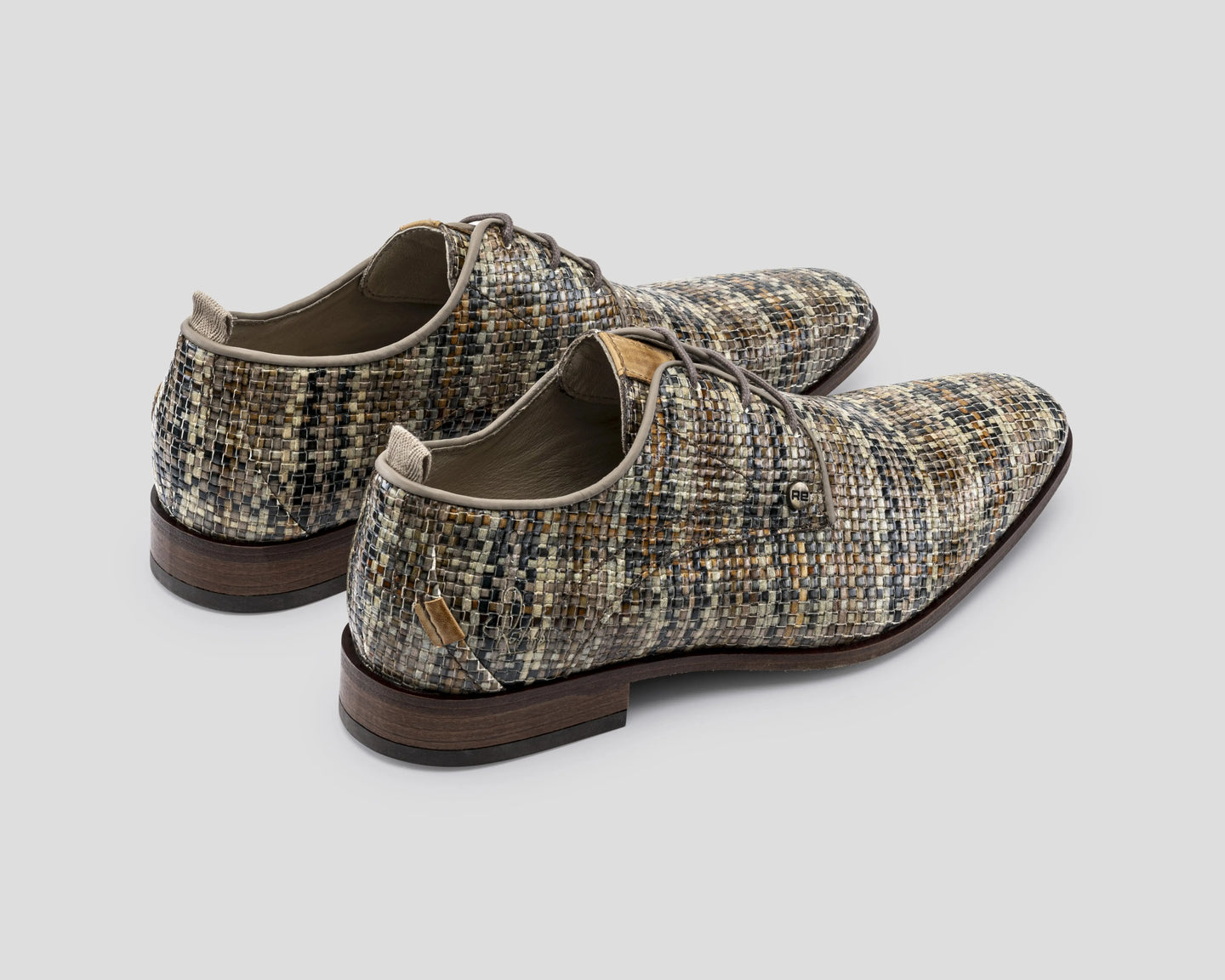 Greg Square | Taupe nette schoenen REHAB Footwear