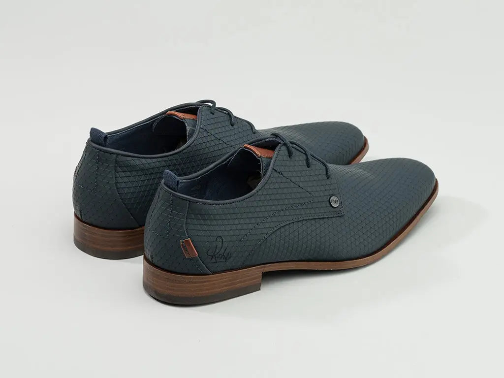 Greg Triangle | Donkerblauwe nette schoenen REHAB Footwear