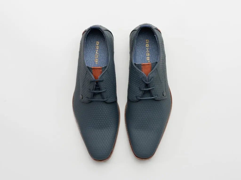 Greg Triangle | Donkerblauwe nette schoenen REHAB Footwear