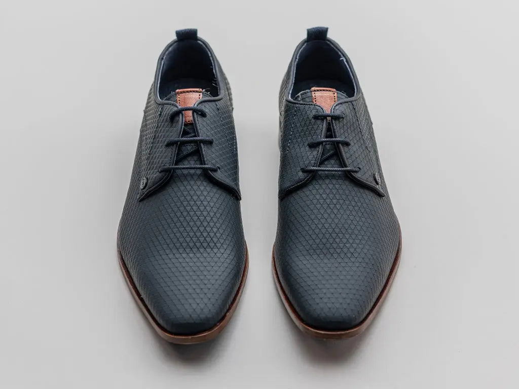 Greg Triangle | Donkerblauwe nette schoenen REHAB Footwear