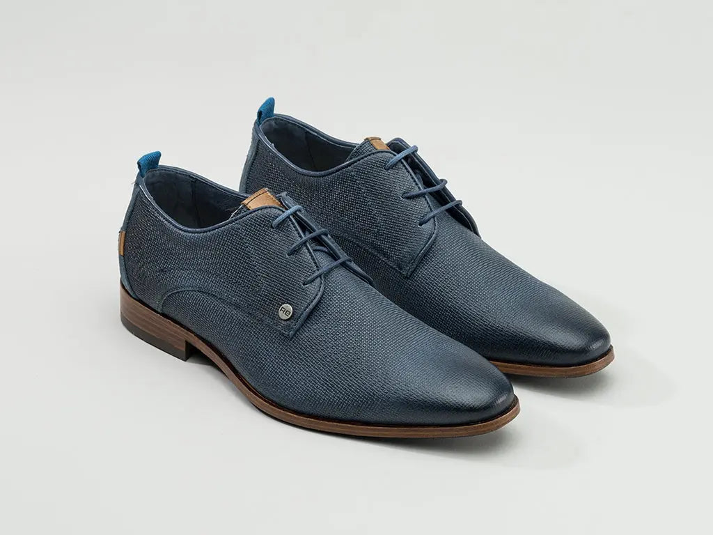 Greg Wall | Donkerblauwe nette schoenen REHAB Footwear