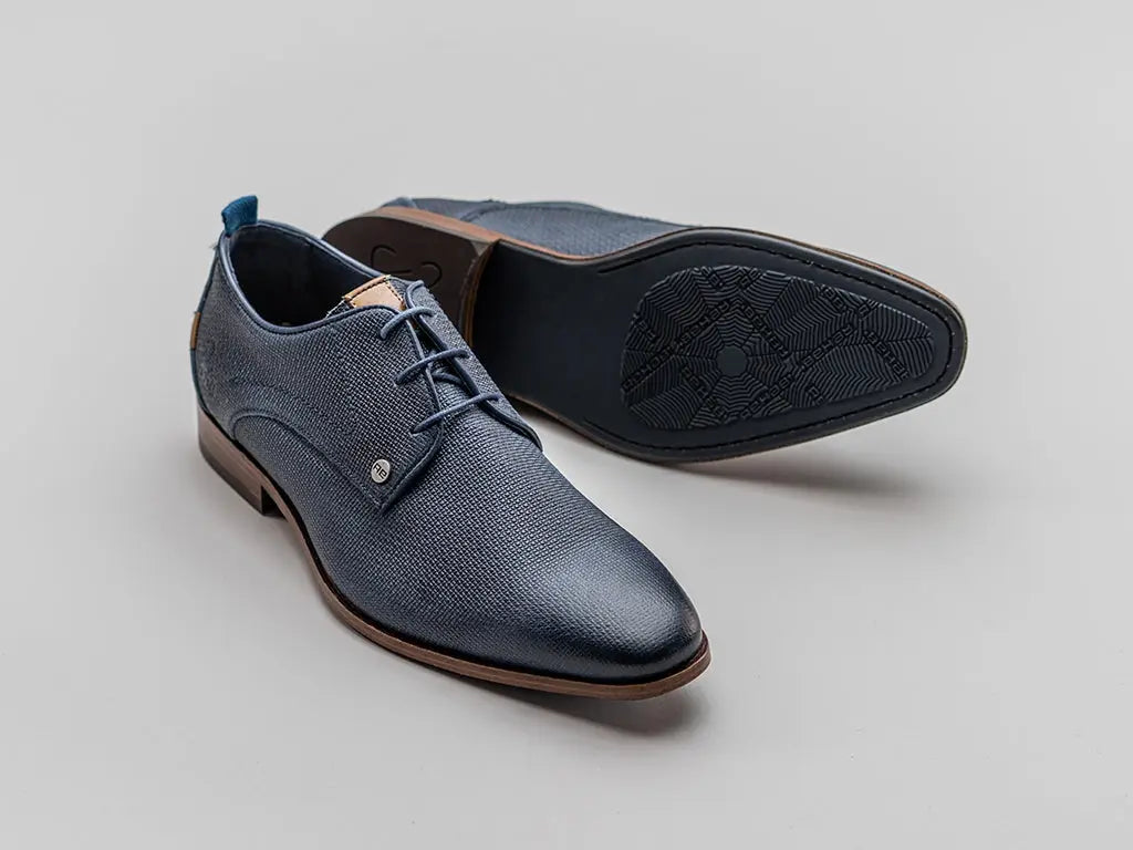 Greg Wall | Donkerblauwe nette schoenen REHAB Footwear