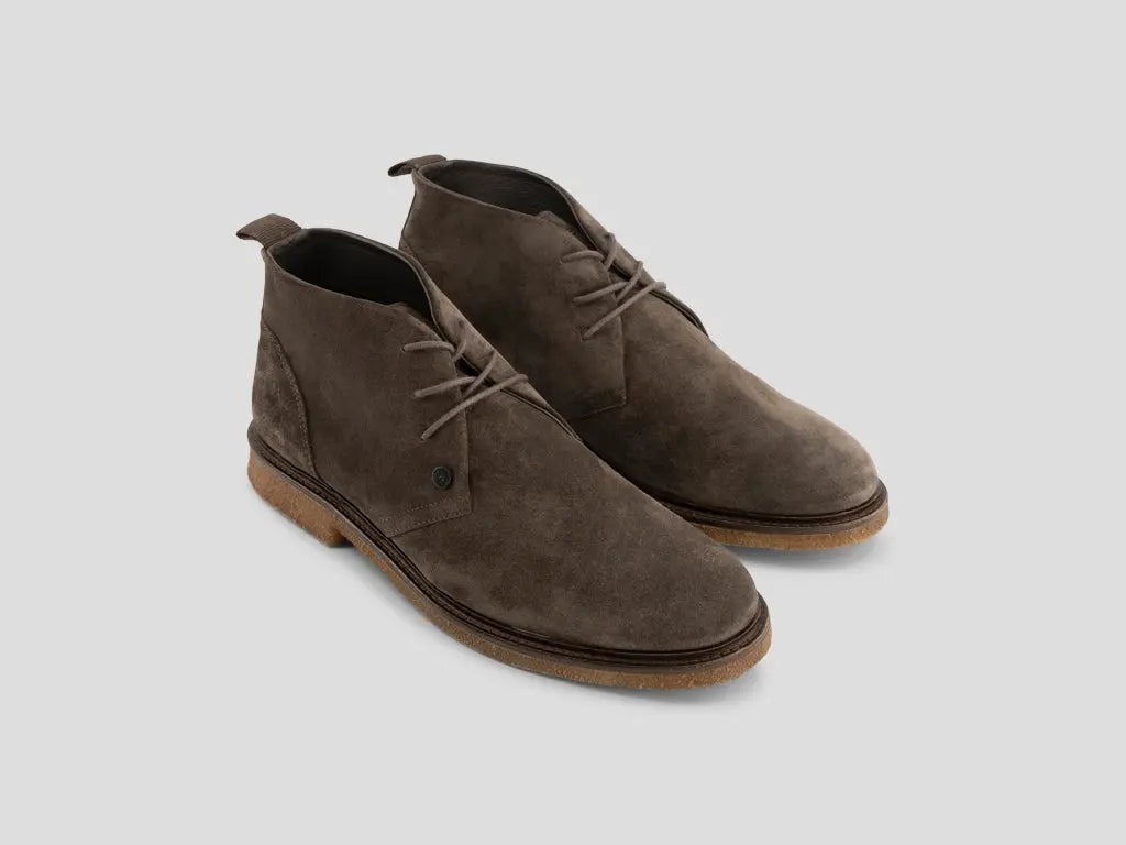 Kas | Grijsbruine desert boot REHAB Footwear