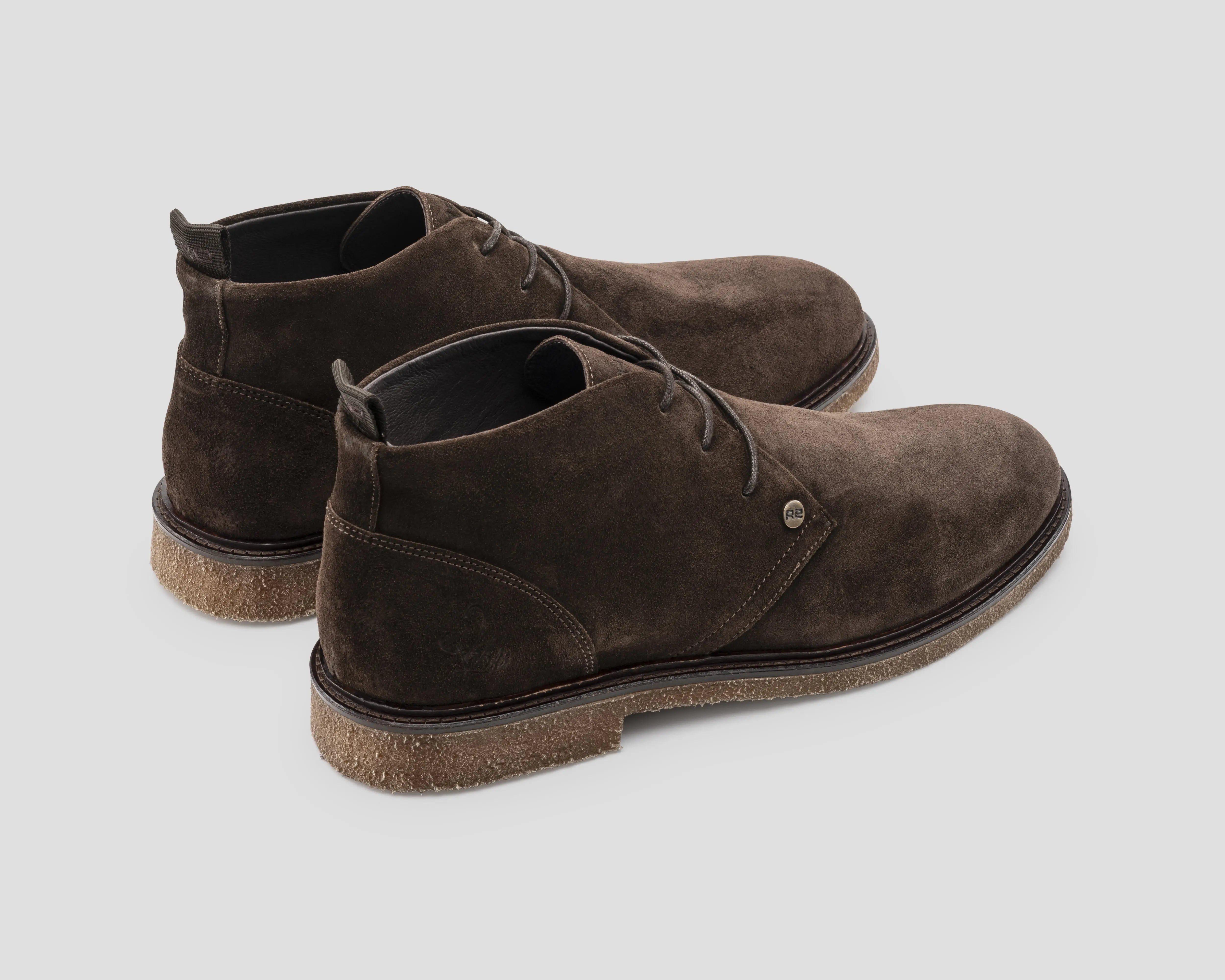 Kas | Donkerbruine desert boot REHAB Footwear