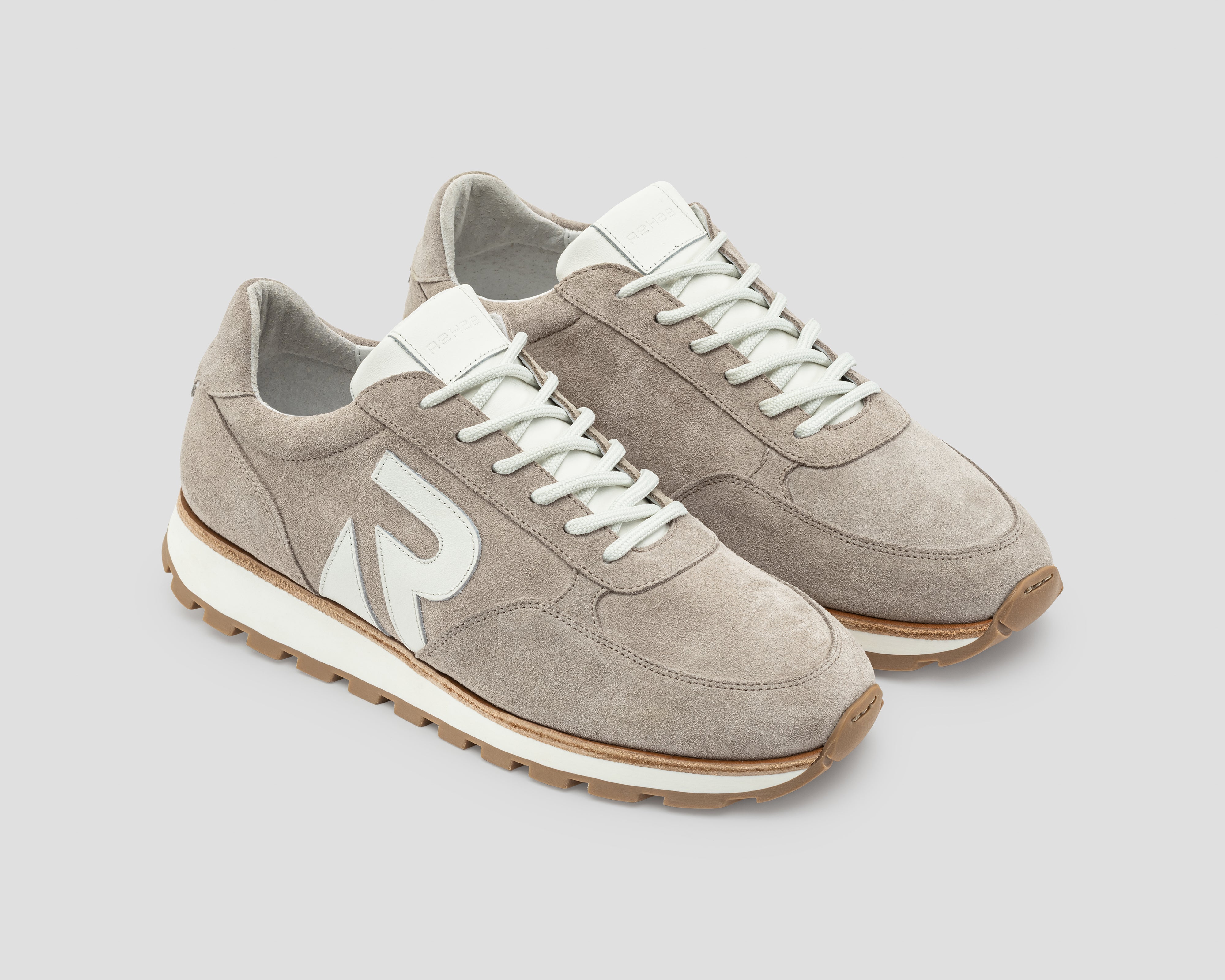Maddox Sue Lthr | Khaki sneaker REHAB Footwear