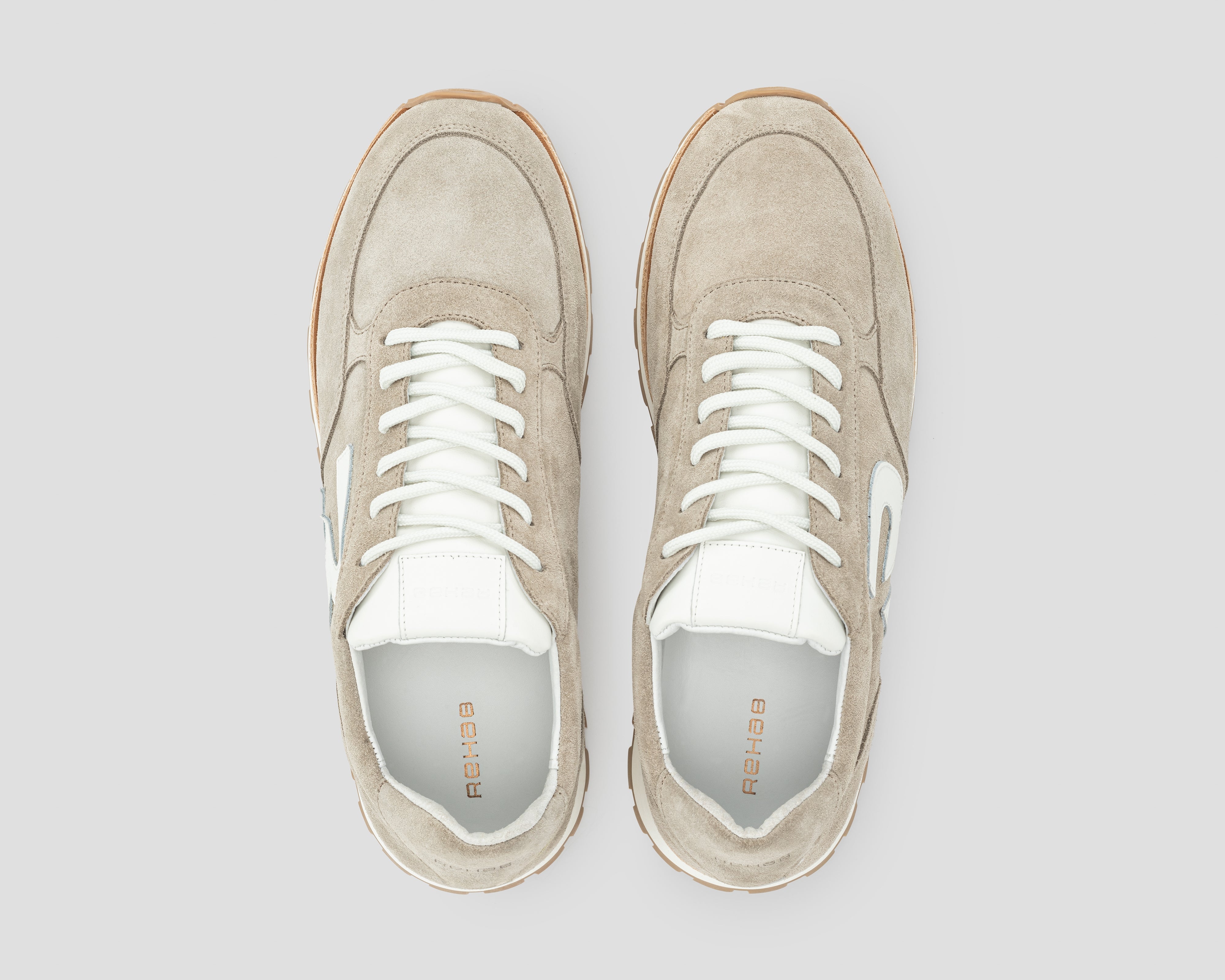 Maddox Sue Lthr | Khaki sneaker REHAB Footwear