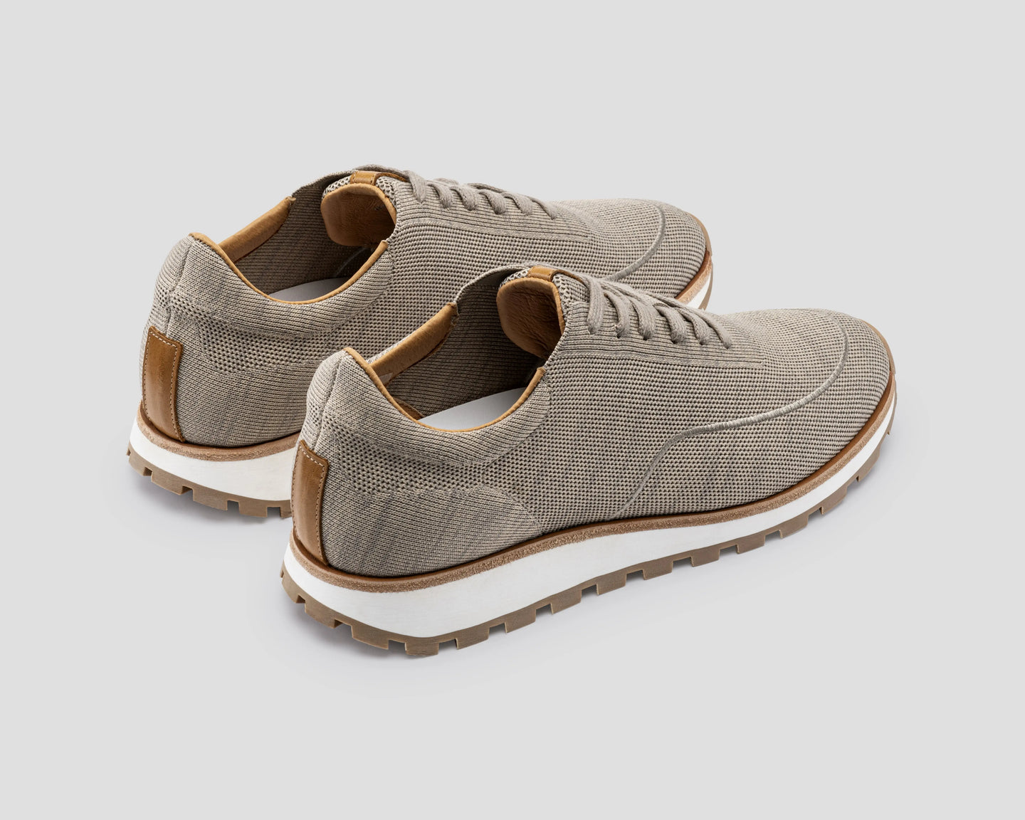 Mason Knit | Zandkleurige sneaker REHAB Footwear