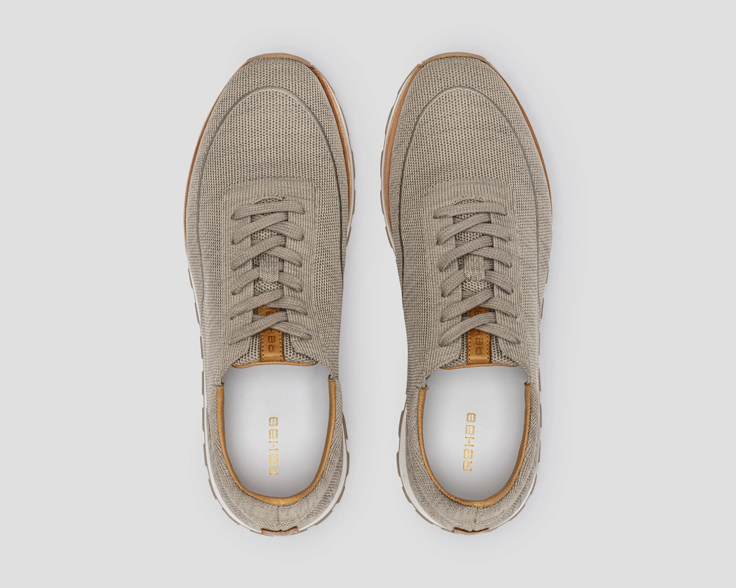 Mason Knit | Zandkleurige sneaker REHAB Footwear