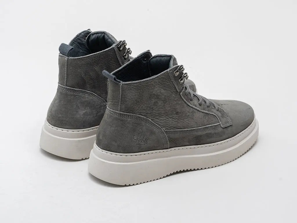 Morris Nub | Hoge donkergrijze boots REHAB Footwear