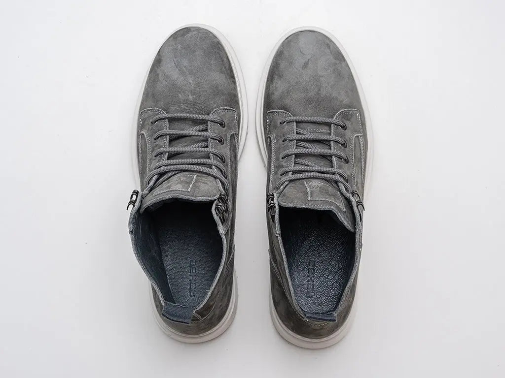 Morris Nub | Hoge donkergrijze boots REHAB Footwear