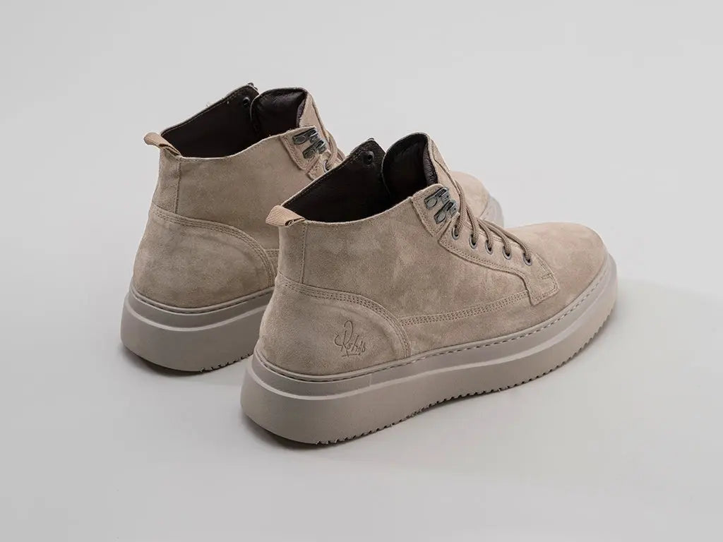 Morris Sue | Hoge zandkleurige boots REHAB Footwear