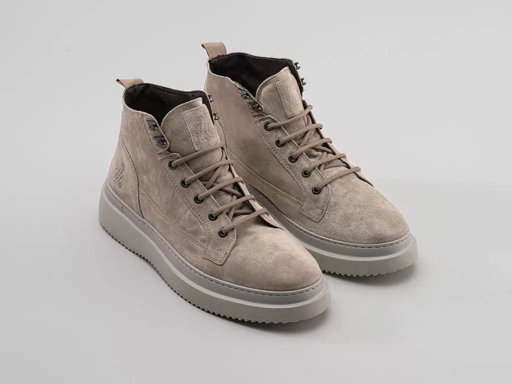 Morris Sue | Hoge zandkleurige boots REHAB Footwear