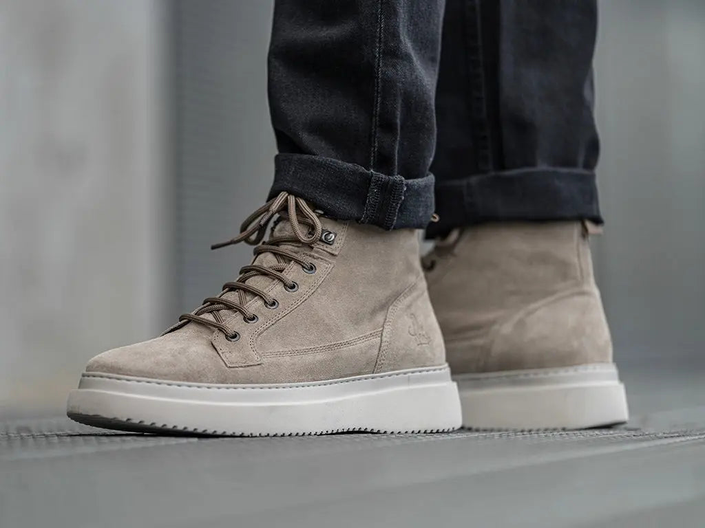 Morris Sue | Hoge zandkleurige boots REHAB Footwear