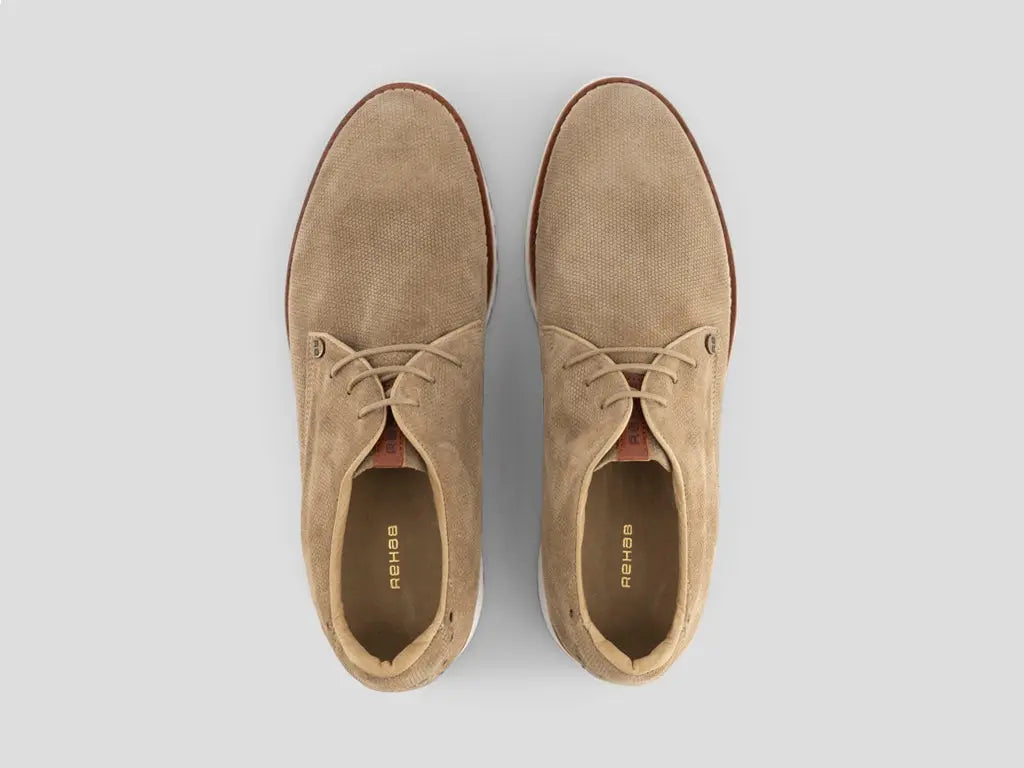 Nolan Hive | Zandkleurige veterschoen REHAB Footwear