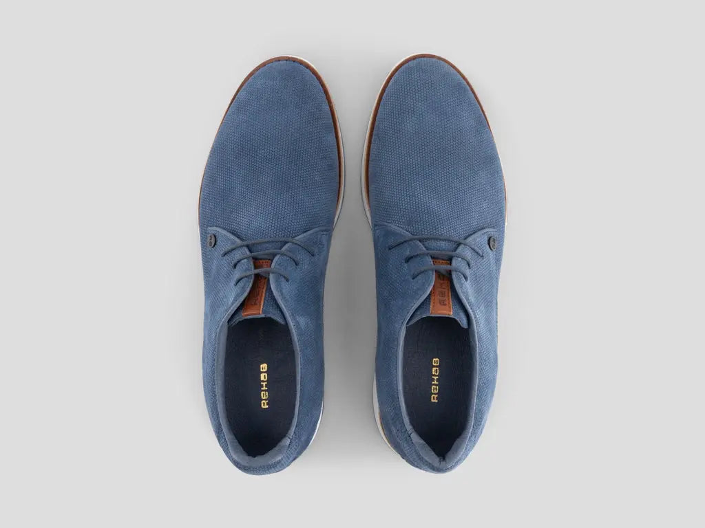 Nolan Hive | Blauwe veterschoen REHAB Footwear