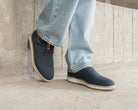 Nolan Knit | Donkerblauwe veterschoen REHAB Footwear