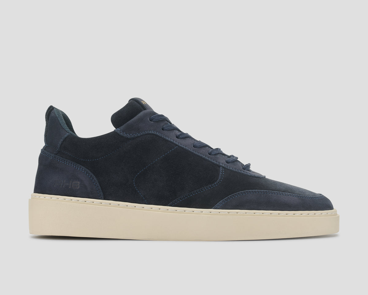 Oliver Mid Sue Nub | Donkerblauwe sneaker REHAB Footwear