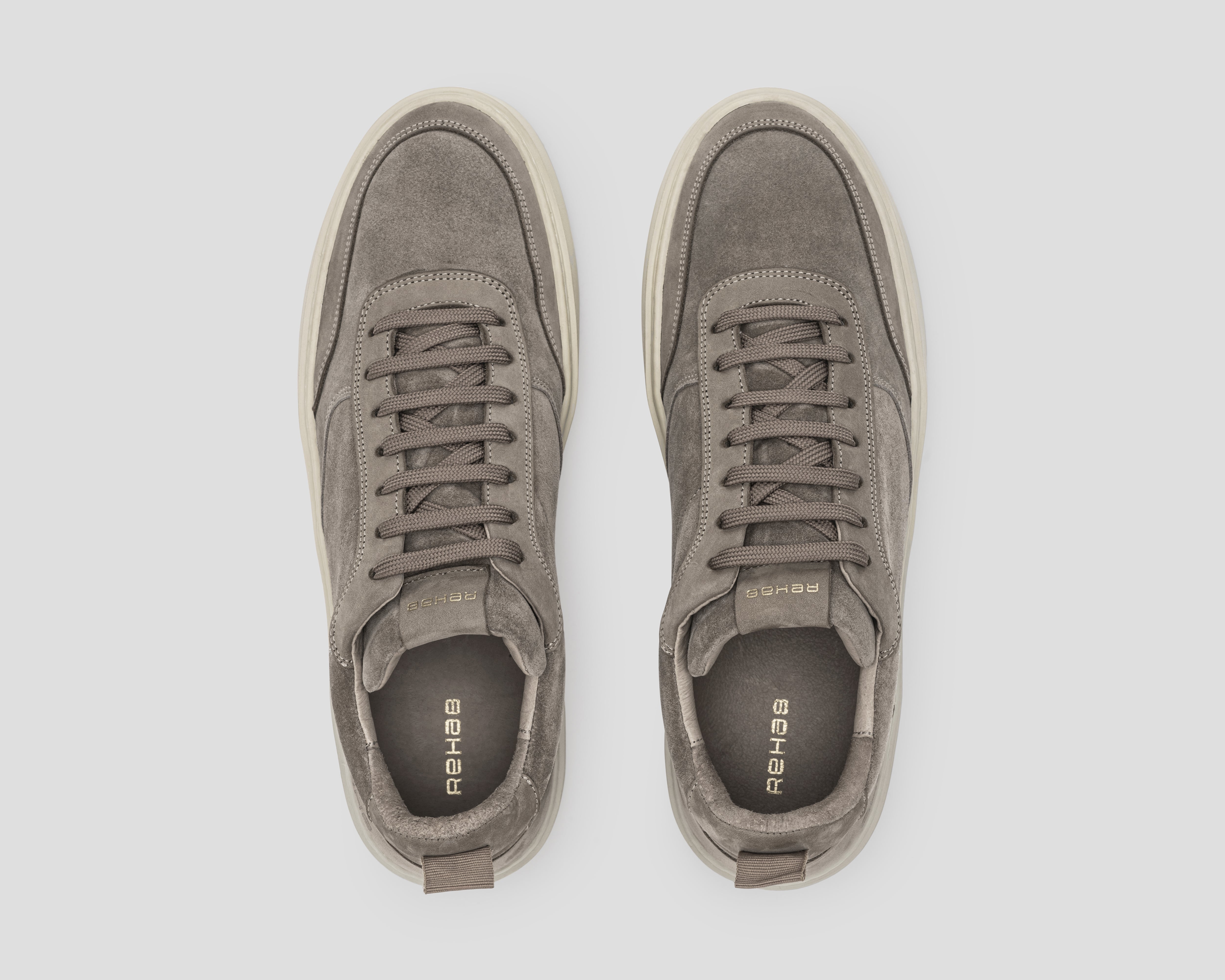 Oliver Mid Sue Nub | Taupe sneaker REHAB Footwear